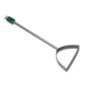 HI 766PA : Roller surface K-type thermocouple probe with stainless steel tube with detachable handle