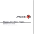 F13622-01 : Quantitative Filter Paper, Grade 94 Ahlstrom, Closely equivalent to Grade No. 42, Whatman, 4.25cm, P/N: 0940-0425, 100/PK
