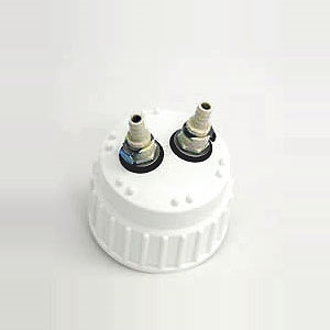 C16026-07 : 83mm buttress-type cap with 2 ports to fit 3/8" tubing, 1 EA