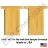 24056 Kraft Tin Tie soil sample envelope 3-1/2" x 6"