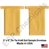 24052 Kraft Tin Tie soil sample envelope 3