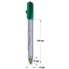 HI 1053B : pH combination electrode, glass-body, triple ceramic, conic shape, refillable, BNC, 1m cable