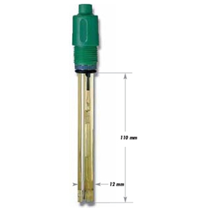 HI 2114P/2 : pH combination electrode Ultem body, double junction, gel-filled, BNC, 2m cable 