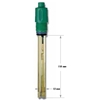 HI 2114P/2 : pH combination electrode Ultem body, double junction, gel-filled, BNC, 2m cable 