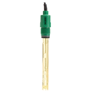 HI 2910B/5 : Ultem body pH electrode with built-in amplifier, double junction, gel-filled, external thread & BNC, 5m cable 