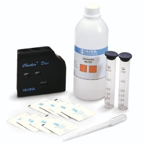 HI 38020-200 : Chlorine, Free & Total, DPD colorimetric method Range: 0 to 0.7 mg/L (ppm) Cl2 0 to 3.5 mg/L (ppm) Cl2 0 to 10.0 mg/L (ppm) Cl2 Reagent kit; 200 tests (free & total chlorine) 
