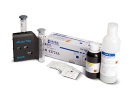 HI 38076-100 : Zinc, zincon method Range: 0 to 4.0 mg/L (ppm) Zn 0 to 20.0 mg/L (ppm) Zn Reagent kit; 100 tests (zinc) 