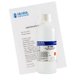 HI 7009L/C : pH 9.18 buffer solution @ 25°C, Bottle, 0.46 L with certificate of analysis 