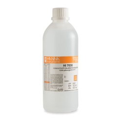 HI 7030/1G : 12880 µS/cm conductivity solution bottle 1 gallon 