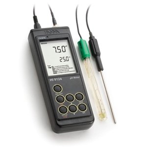  HI 9124 : pH/C waterproof meter and carrying case