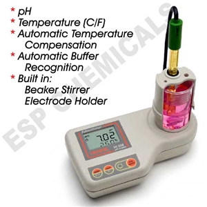 HI 208 : Advanced Educational pH Meter with Stirrer and Temperature Sensor