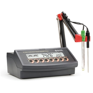 HI 2221 pH Meter : Hanna Instruments New Calibration Check Bench Meter pH/ORP and Temperature meter