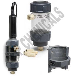 HI7698297 : Long Flow Cell with quick disconnects for HI9829 Multiparameter Portable Meter