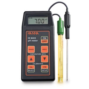HI 8424 : pH/mV/°C meter with automatic calibration