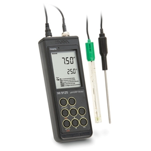 HI 9125N : pH/mV/°C waterproof meter and carrying case