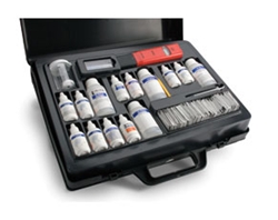 HI 3827 : Boiler & feedwater test kit (alkalinity, chloride, hardness, phosphate, sulfite test kits & pH tester) 