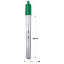 HI 5412 : Single calomel reference electrode, glass-body, refillable, 1m cable 