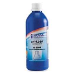 HI 6004 : Millesimal Calibration / Buffer Solution - pH 4.010, Bottle, 500 mL, +/- 0.002 pH & certif