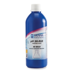HI 6010 : Millesimal Calibration / Buffer Solution - pH 10.010, Bottle, 500 mL, +/- 0.002 pH &  certificate 