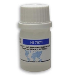 HI 7071 : Refill Electrolyte Solution - 3.5M KCl/AgCl electrolyte solution for single junction elect