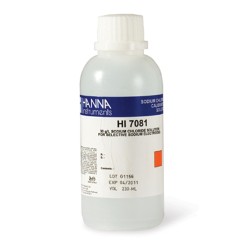 HI 7081M : NaCl solution (30 g/L), 0.23 L 