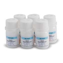 HI 7121/P : NaCl calibration salt, Bottle, (6 x 33 g) 
