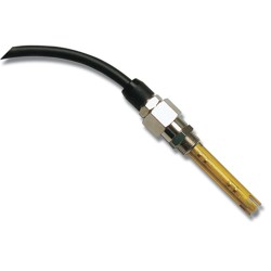 HI 7638 : 4-ring EC probe with platinum rings, temperature NTC sensor for ATC, 3m cable