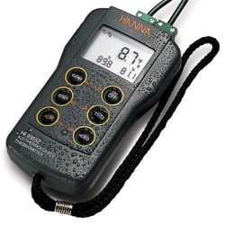  HI 93552 : Dual-channel, waterproof K, J, T-type thermocouple thermometer (List: $218)