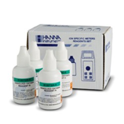 HI 93702-03 : Copper HR, bicinchoninate method Range: 0.00 to 5.00 mg/L (ppm) Reagent kit; 300 tests