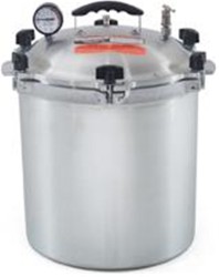 S13617-02 : Portable Non-Electric Sterilizer, Model 1925X, Capacity 24 QT / 24 L, 1 EA