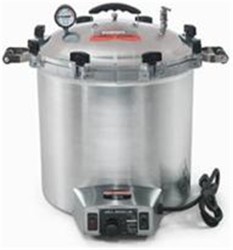 S13616-06 : Portable Electric Sterilizer, Model 75X-240V, Capacity 41 QT / 39 L, 1 EA