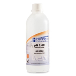 HI 5016 : Technical Calibration / Buffer Solutions with cert. - pH 1.68 +/- 0.01 pH, Bottle, 1 x 500 mL 