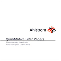 F13620-06 : Quantitative Filter Paper, Grade 74 Ahlstrom, Closely equivalent to Grade No. 40, Whatman, 12.5cm, P/N: 0740-1250, 100/PK