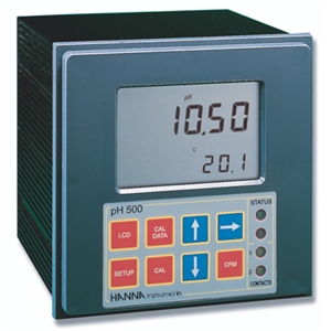 PH 500211-1 : pH controller with matching pin, 2 setpoints, ON/OFF control, analog out, 115 Vac 